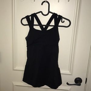 Lululemon black tank top
